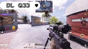 Call of Duty:Mobile  DL Q33キル集