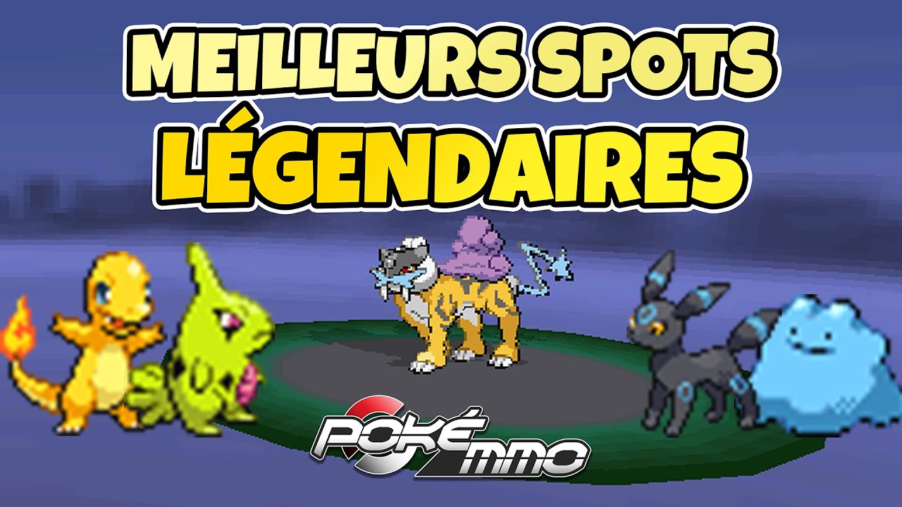 Les MEILLEURS endroits pour chasser les légendaires dans PokéMMO