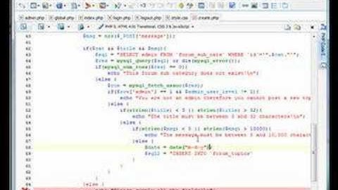 PHP Forum // Finalizing Create Topic