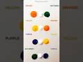 🎨 Magic Palette: Mixing White with 4 Different Hues of Orange, Sap Green, Yellow and Purple #art