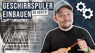 Spülmaschine anschließen - Geschirrspüler einbauen - so geht es!