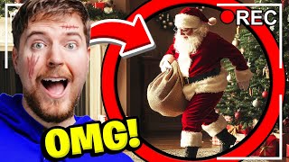 7 YouTubers Who CAUGHT SANTA CLAUS ON CAMERA! (MrBeast)