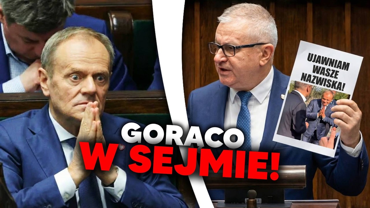 POSEŁ KONFEDERACJI SYPIE NAZWISKAMI LUDZI TUSKA W SEJMIE! OŚMIESZENI PRZED KAMERAMI!