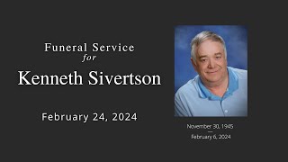Funeral Service for Kenneth Sivertson