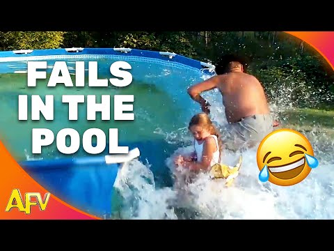 Summer Pool Plans Didn't Go As They Thought 🌊 😅  | Funny Fails | AFV 2022