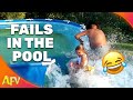 Summer Pool Plans Didn't Go As They Thought 🌊 😅  | Funny Fails | AFV 2022