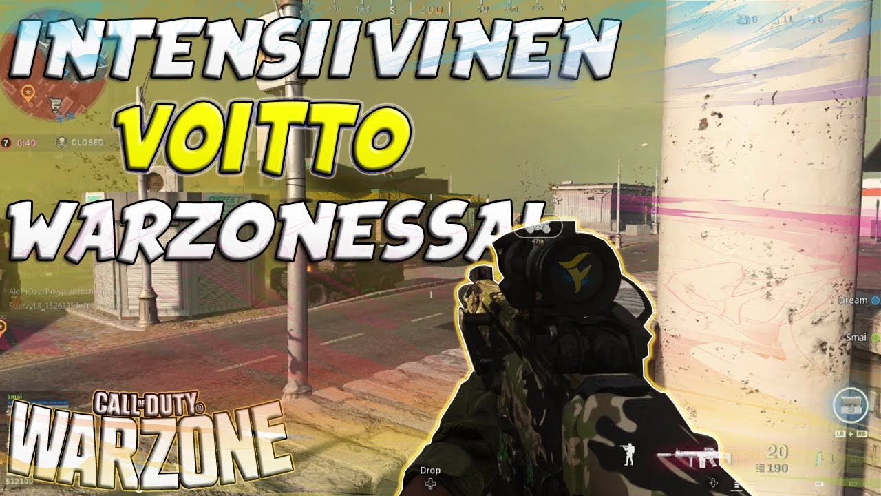 Intensiivinen VOITTO Warzonessa! - CoD Warzone Suomi