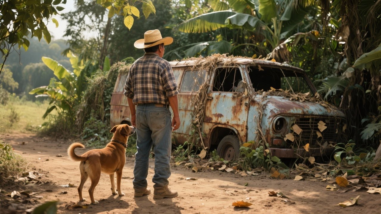 Perro Ranchero Ranchero y Su Perro Encontraron una Combi Abandonada — Lo Que Había ...