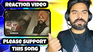 REACTION VIDEO : Manno Ja Na Manno (Official Video) / REACTION ON PUNJABI SONGS 2022