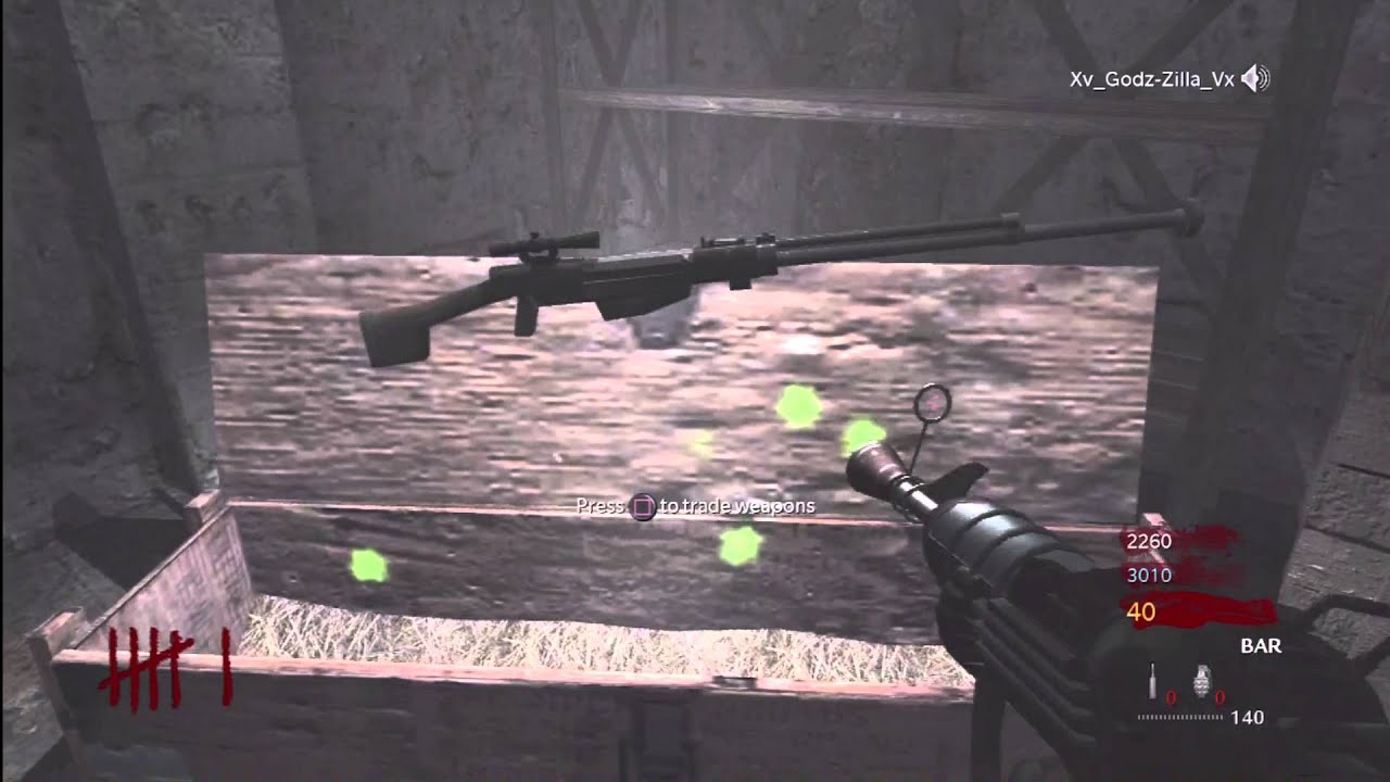 COD W@W Zombies Modded lobby hosted by: Xv_Godz-Zilla_Vx - YouTube