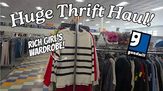 Thrifting the Rich Girl's Closet!!! Goodwill Thrift Haul to Resell Online #thrifting #reselling