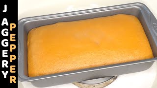 Bakery Style Tea Cake Recipe|Eggless & Without Oven|Wheat & Jaggery Hot Milk Cake Recipe in a Kadai