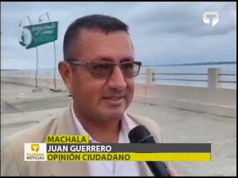 El muelle de Cabotaje sigue destruido tras terremoto de Marzo - Machala