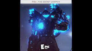 "SECRET WEAPON 🤫" titan cameraman edit || DO CORAÇÃO (slowed) || #skibiditoilet #edit #fyp