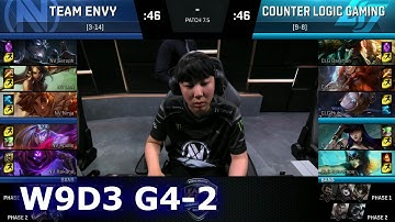 CLG vs Team EnVyUs Game 2 | S7 NA LCS Spring 2017 Week 9 Day 3 | CLG vs NV G2 W9D3 1080p