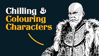 Live Colouring Some Characters - Digital Watercolour!