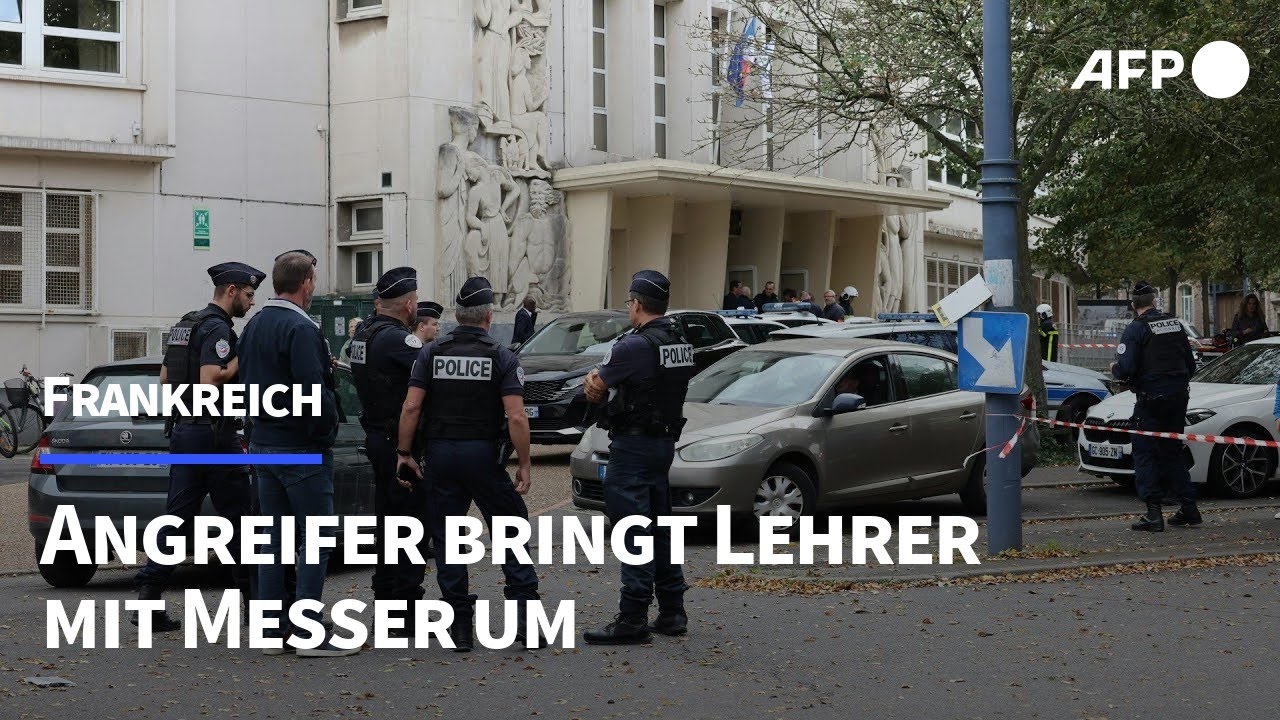 Ein Toter und zwei Verletzte bei Messerangriff an französischer Schule | AFP