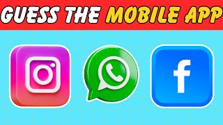 📱Guess the Mobile App by Logo 🤔| Brain Plane ✈️ screenshot 4