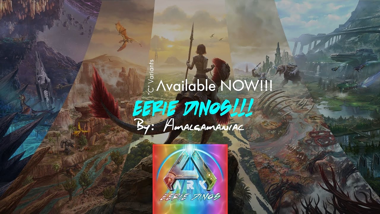 "C" Variants Available NOW!!!... ASA's Eerie Dinos!!! | ARK: Survival Ascended Modding
