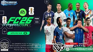 EA FC 2026 PSP ISO Download Android Offline | FIFA 2026 Kits & Transfers (4K Camera & HD Graphics)
