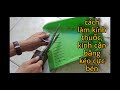 Cách làm kính cận, kính thuốc với kỹ thuật cắt bằng kéo siêu bén. how to make glasses vietnam