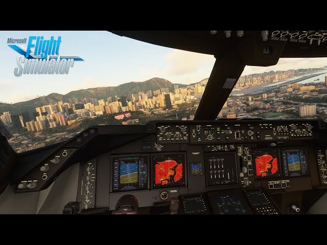 Microsoft Flight Simulator | Kai Tak Airport Is Back! | 747-8