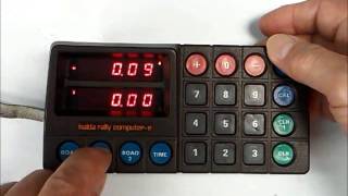 Halda rally computer  demo