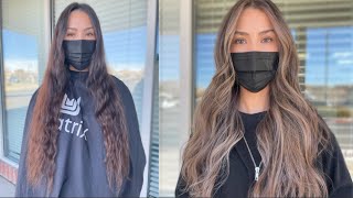 Hair TRANSFORMATION | Dark to Blonde | Teasy light | Foil Balayage