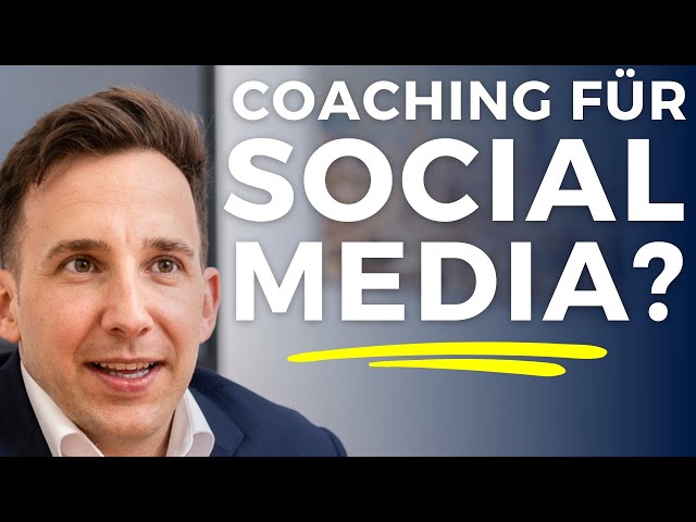 DANN ist ein Social Media Coaching für dich sinnvoll