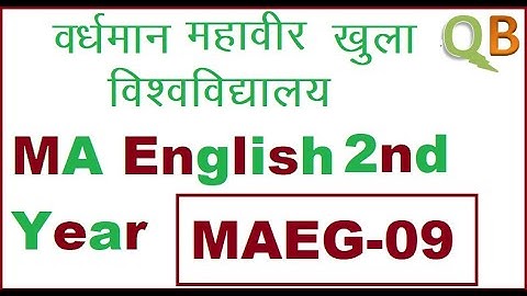 VMOU MA English Final Year solved assignment 2020 | MAEG-09 | Postcolonial Literature |