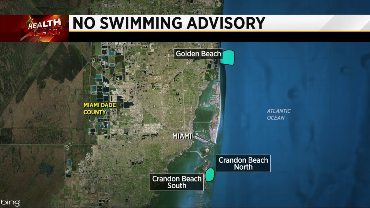 'No swimming advisory' affects beaches in Key Biscayne