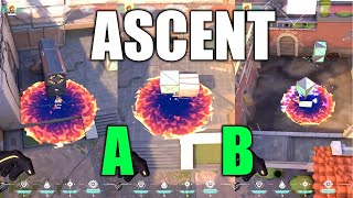 *NEW* Brimstone Lineups for Ascent - A & B Sites | Valorant Guide