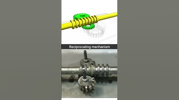 Reciprocating Mechanism in Action 🔁 | Mechanical Short