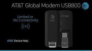 How to Limited or No Connectivity AT&T Global Modem USB800 | AT&T Wireless