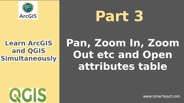 Learn ArcGIS and QGIS Simultaneously - Part 3 - Pan, Zoom In, Zoom Out etc