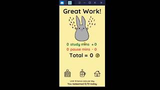 Study Bunny Обзор || Мобильное приложение для повышения продуктивности screenshot 4