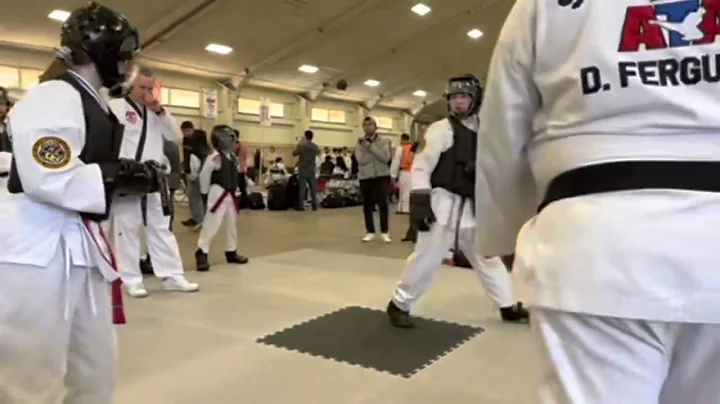 Del Mar Class A Tournament #ata #competing #taekwondo #tournament