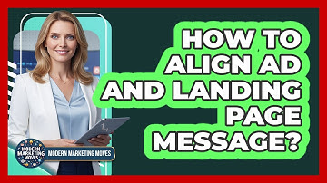 How To Align Ad And Landing Page Message?