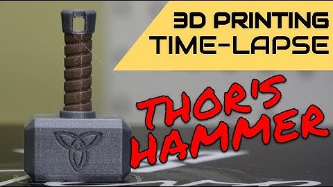 3D Printing Time-Lapse - Thor
