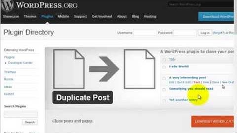 Cloning existing posts and pages in Wordpress