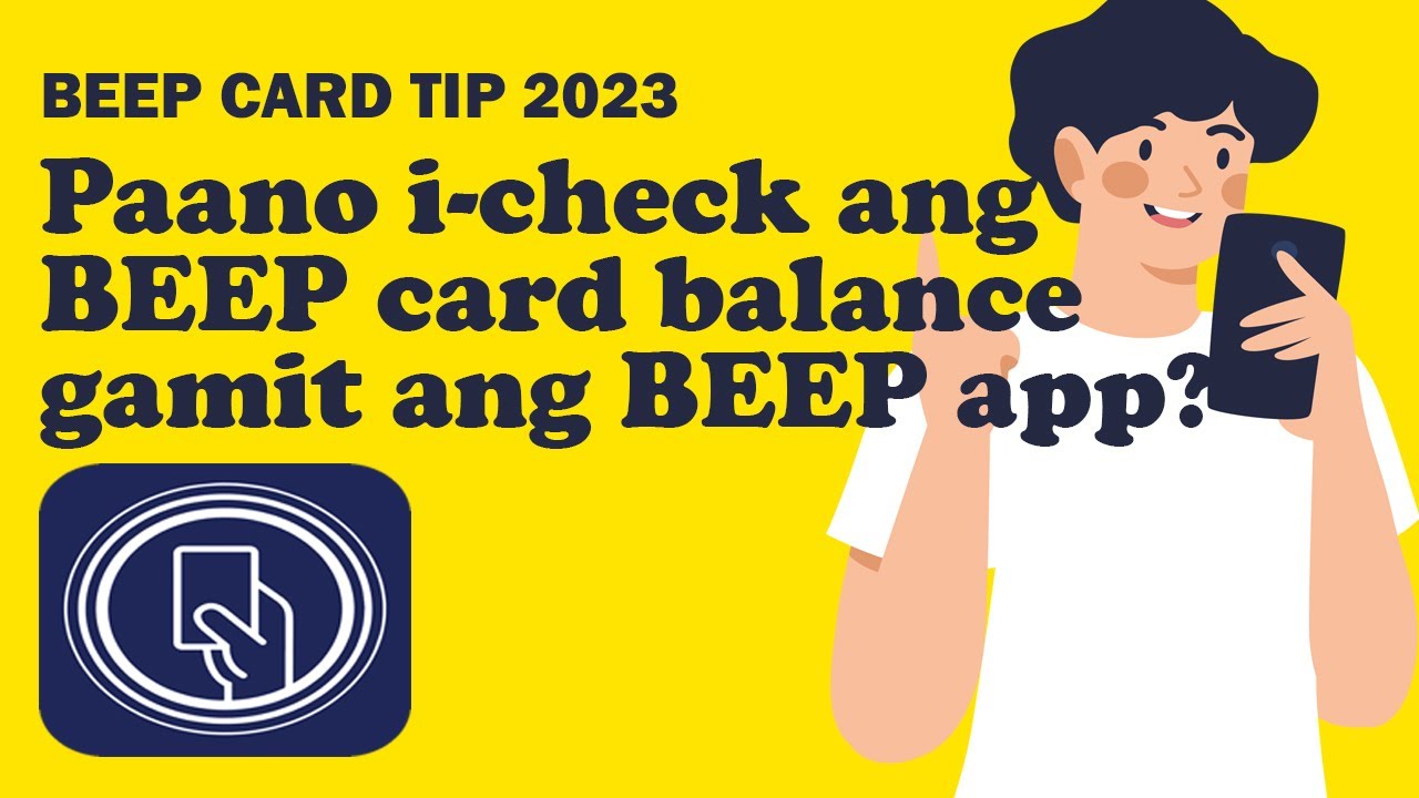 Beep Card Tip 2023 Paano Icheck Ang Beep Card Balance Gamit Ang Beep