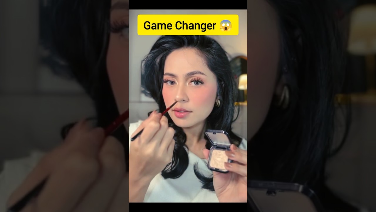 😱 Viral Highlighter Trick for Glass Skin ✨ 