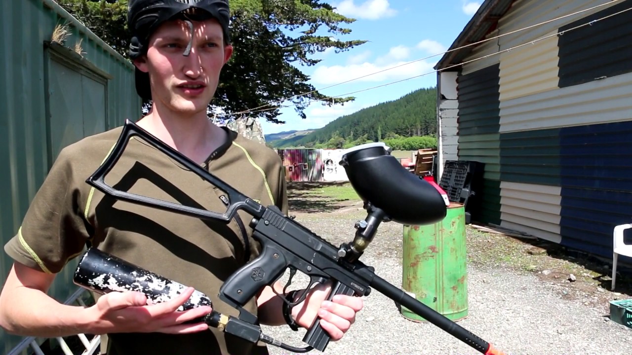 Paintball | Spyder MR1 review | Getting shot by a Kid! Ouch!
