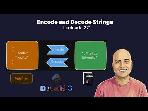 Encode and Decode Strings - Leetcode 271 | Using Length Prefixing | Java & Python