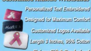 Custom Athletic Wristbands & Headbands