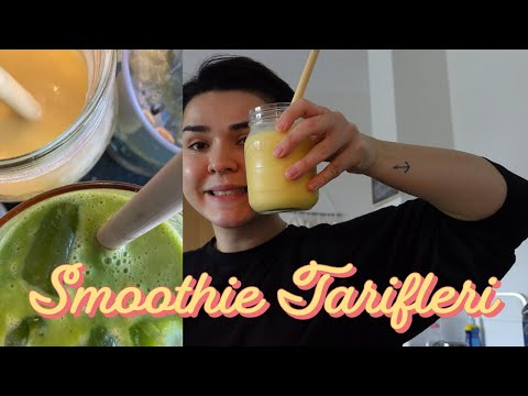 Evde smoothie yaptım! 3 birbirinden lezzetli tarif