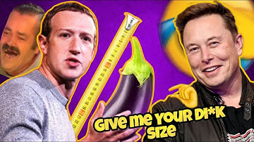 Elon musk challenges Zuckerberg for a DI** measuring contest | MOTIVATED ELITE
