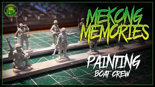 Project "MEKONG MEMORIES" Part 3/9 - Painting boat crew [ TIMELAPSE ]