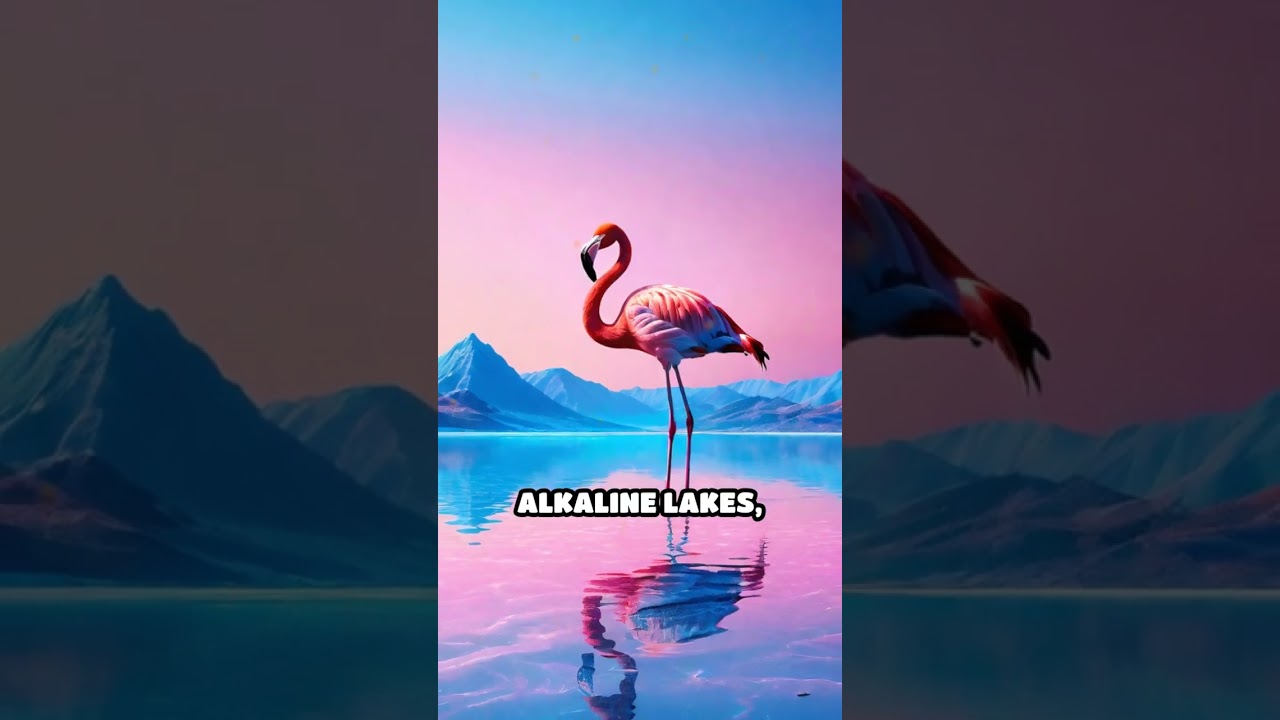 Flamingo vs. Stork: Feeding Showdown