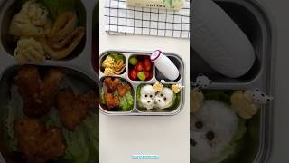 🔥 My kid requested a puppy bento today 🐶🍱 #admr #shorts
